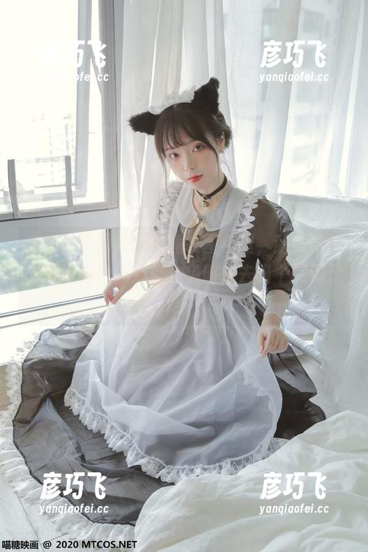在喵糖映画的雷姆睡衣图包里，甜美与慵懒平衡得恰到好处，随时想去当个厨师了吗？